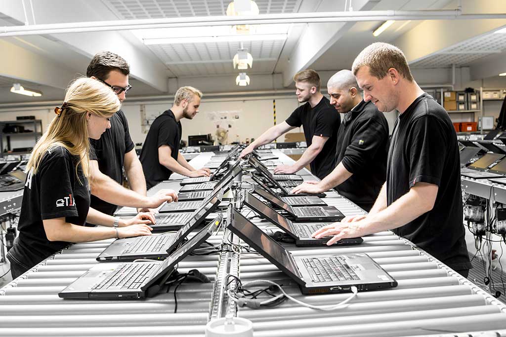 Refurbished PC bliver genenmgået på værksted