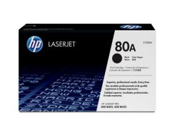 HP Original 80A LaserJet-tonerpatron, sort