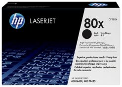 HP Original 80X LaserJet-tonerpatron med høj kapacitet, sort
