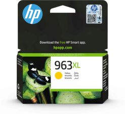 HP 963XL Original Ink-blækpatron med høj kapacitet, gul