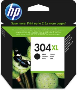 HP Original 304XL-blækpatron, sort