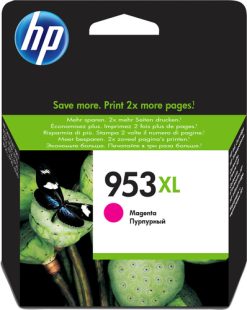 HP Original 953XL-blækpatron med høj kapacitet, magenta