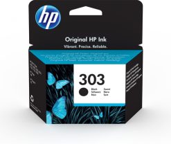 HP Original 303-blækpatron, sort