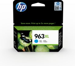 HP 963XL Original Ink-blækpatron med høj kapacitet, cyan