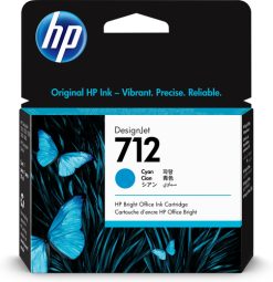 HP 712 DesignJet-blækpatron, cyan, 29 ml