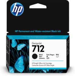 HP 712 DesignJet-blækpatron, sort, 38 ml