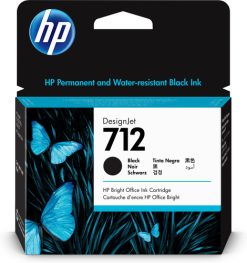 HP 712 DesignJet-blækpatron, sort, 80 ml