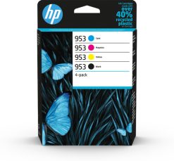 HP Originale 953-blækpatroner, sort/cyan/magenta/gul, 4 stk.