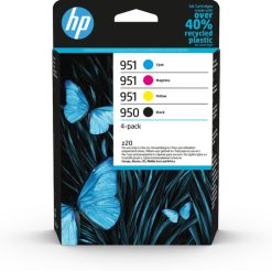 HP Originale -blækpatroner, 950 sort/951 cyan/magenta/gul, 4 stk.