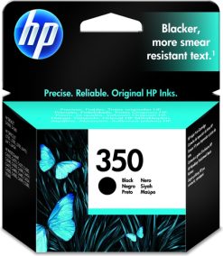 HP Original 350-blækpatron, sort