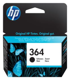 HP Original 364-blækpatron, sort