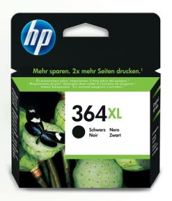 HP Original 364XL-blækpatron med høj kapacitet, sort