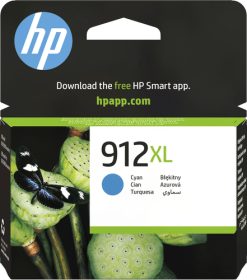 HP 912XL Original Ink-blækpatron med høj kapacitet, cyan