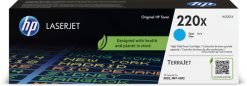HP 220X original LaserJet-tonerpatron, cyan