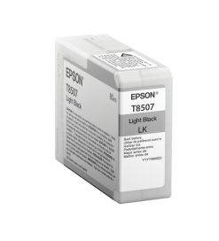 Epson T850700 blækpatron 1 stk Original Lys sort