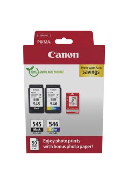 Canon 8287B008 blækpatron 2 stk Original Sort, Blå, Magenta, Gul