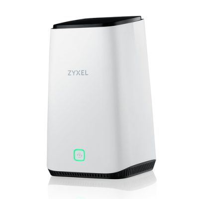 Zyxel FWA510 trådløs router Multi-Gigabit Ethernet Tri-band (2,4 GHz / 5 GHz / 5 GHz) 5G Sort, Hvid