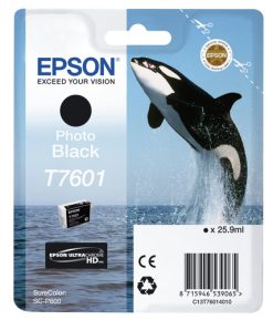 Epson T7601 blækpatron 1 stk Original Foto sort