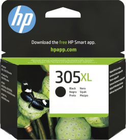 HP Original 305XL-blækpatron med stor kapacitet, sort