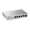 Zyxel XMG-105HP Ikke administreret 2.5G Ethernet (100/1000/2500) Strøm over Ethernet (PoE) Sølv