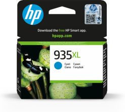 HP Original 935XL-blækpatron med høj kapacitet, cyan