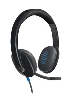 Logitech 981-000480 hovedtelefoner/headset Ledningsført Kontor/Callcenter USB Type-A Sort