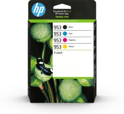 HP Originale 953-blækpatroner, sort/cyan/magenta/gul, 4 stk.