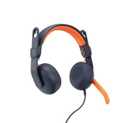 Logitech 981-001367 hovedtelefoner/headset Ledningsført Uddannelse USB Type-C Blå, Orange