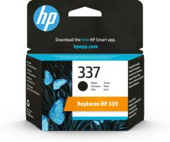 HP Original 337-blækpatron, sort