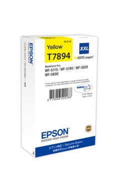 Epson T7894 blækpatron 1 stk Original Ekstra (Super) højt udbytte Gul