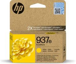 HP Original 937e EvoMore-blækpatron, gul