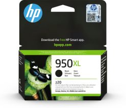 HP Original 950XL-blækpatron med høj kapacitet, sort