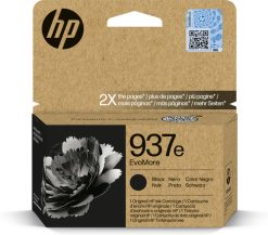 HP Original 937e EvoMore-blækpatron, sort