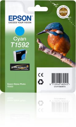 Epson T1592 blækpatron 1 stk Original Blå