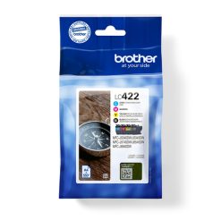 Brother LC422VAL blækpatron 4 stk Original Sort, Blå, Magenta, Gul