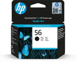 HP Original 56-blækpatron, sort