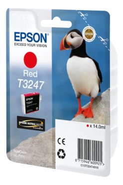 Epson T3247 blækpatron 1 stk Original Rød