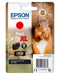 Epson Squirrel Singlepack Red 478XL Claria Photo HD Ink blækpatron 1 stk Original Højt (XL) udbytte Rød