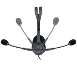 Logitech 981-000593 hovedtelefoner/headset Ledningsført Kontor/Callcenter Grå