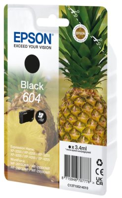 Epson 604 blækpatron 1 stk Original Sort