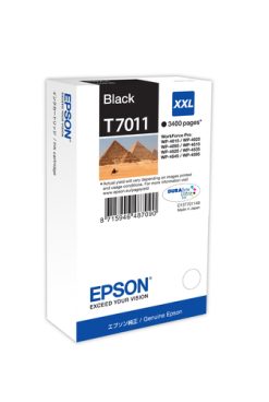 Epson T7011 blækpatron 1 stk Original Ekstra (Super) højt udbytte Sort