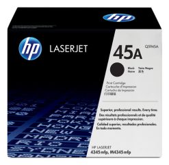 HP Original 45A LaserJet-tonerpatron, sort