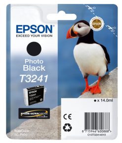 Epson T3241 blækpatron 1 stk Original Foto sort