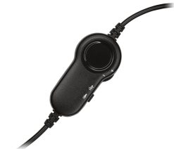 Logitech 981-000589 hovedtelefoner/headset Ledningsført Kontor/Callcenter Sort