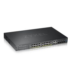 Zyxel GS2220-28HP-EU0101F netværksswitch Administreret L2 Gigabit Ethernet (10/100/1000) Strøm over Ethernet (PoE) Sort