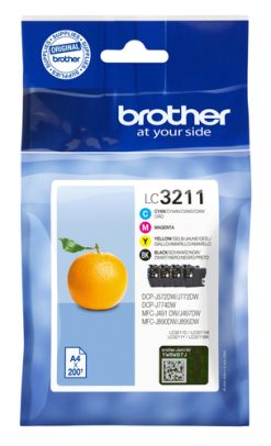 Brother Original LC3211VAL sampak blækpatroner