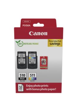 Canon 2970B017 blækpatron 2 stk Original Sort, Blå, Magenta, Gul