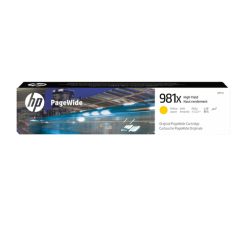 HP Original 981X PageWide-patron med høj kapacitet, gul