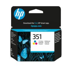 HP Original 351-blækpatron, trefarvet