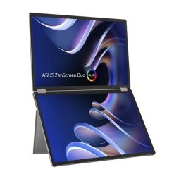 ASUS ZenScreen Duo OLED MQ149CD computerskærm 35,6 cm (14") 1920 x 1200 pixel WUXGA Sølv